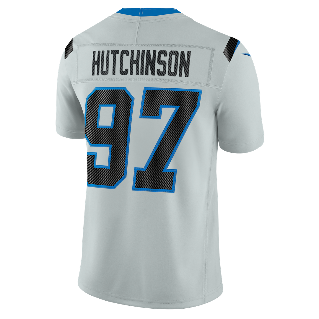 Aidan Hutchinson Detroit Lions 2026 Rivalries Collection Stitched Limited Jersey - Silver