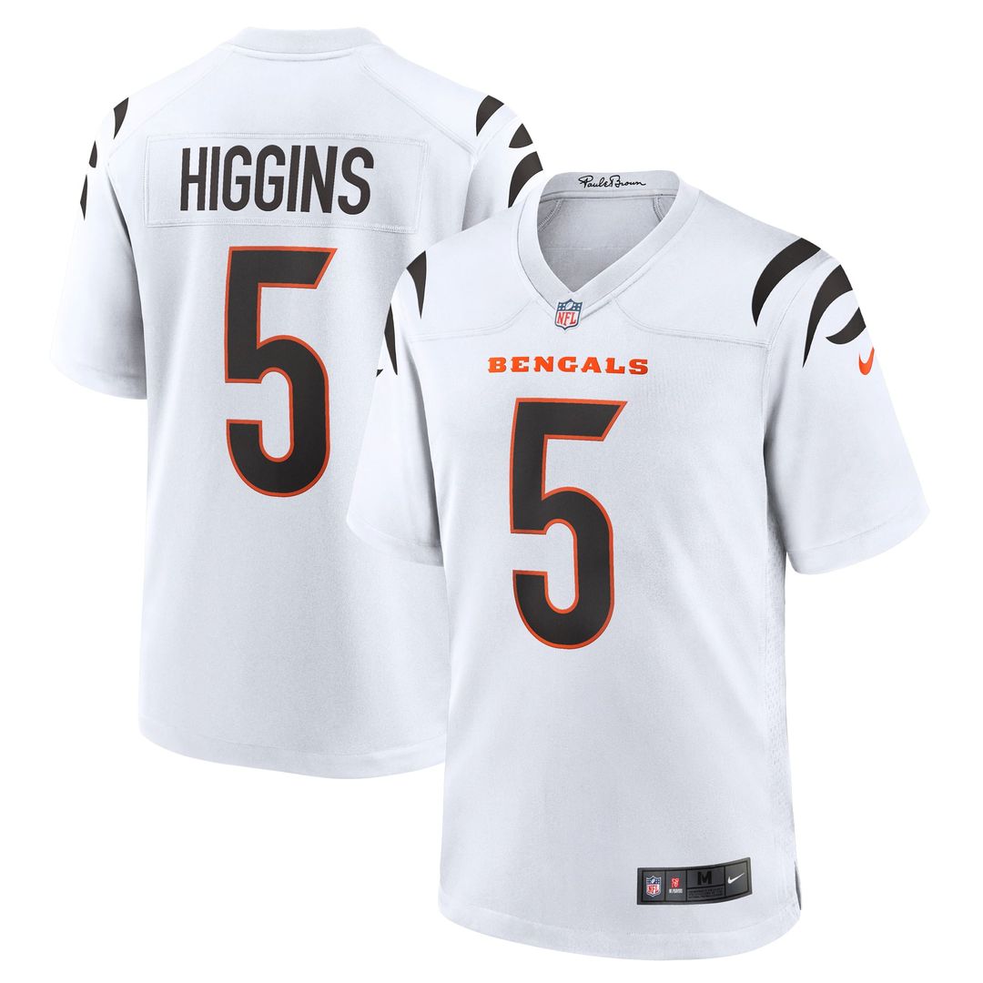 Tee Higgins Cincinnati Bengals Game Jersey - White