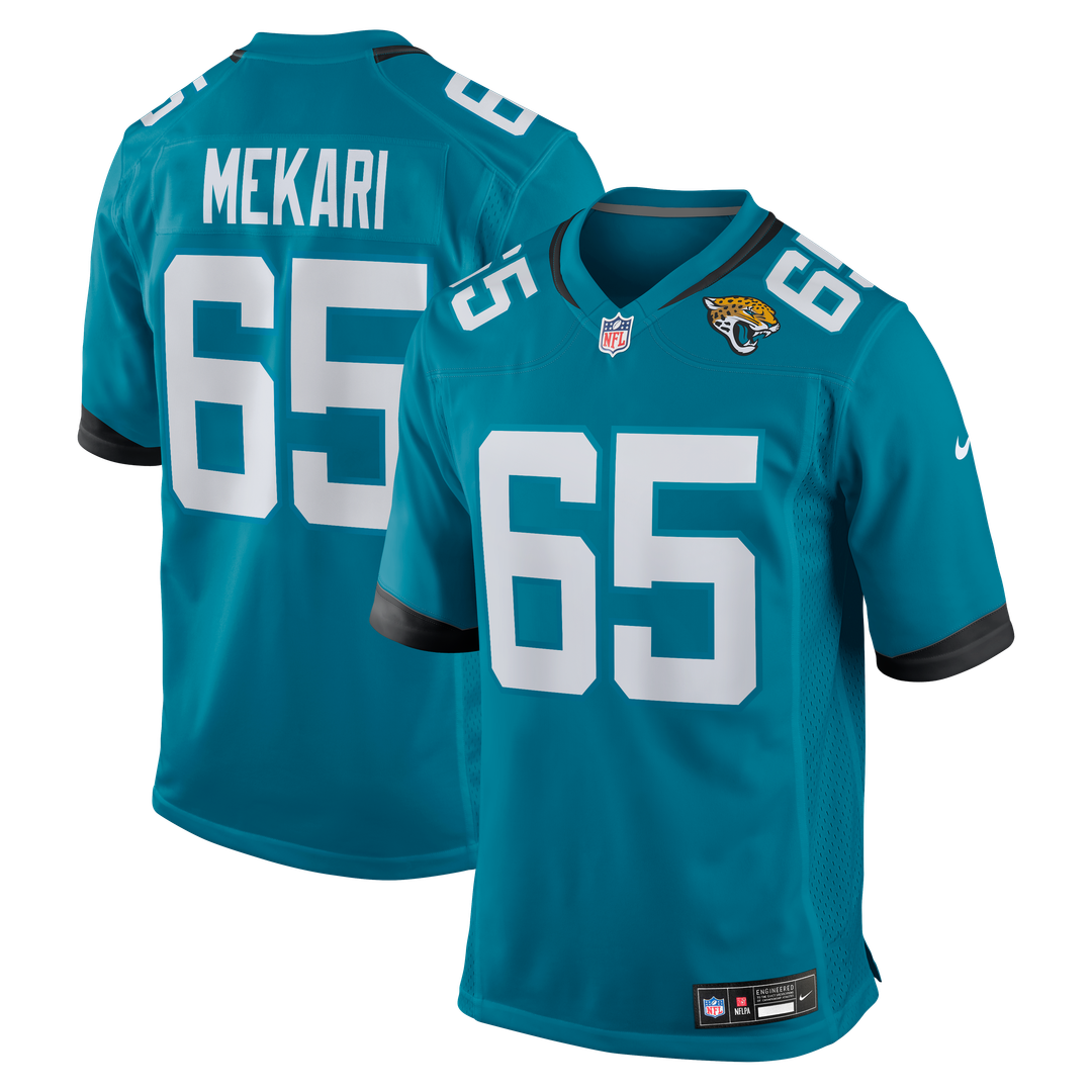 Patrick Mekari Jacksonville Jaguars Game Jersey - Teal
