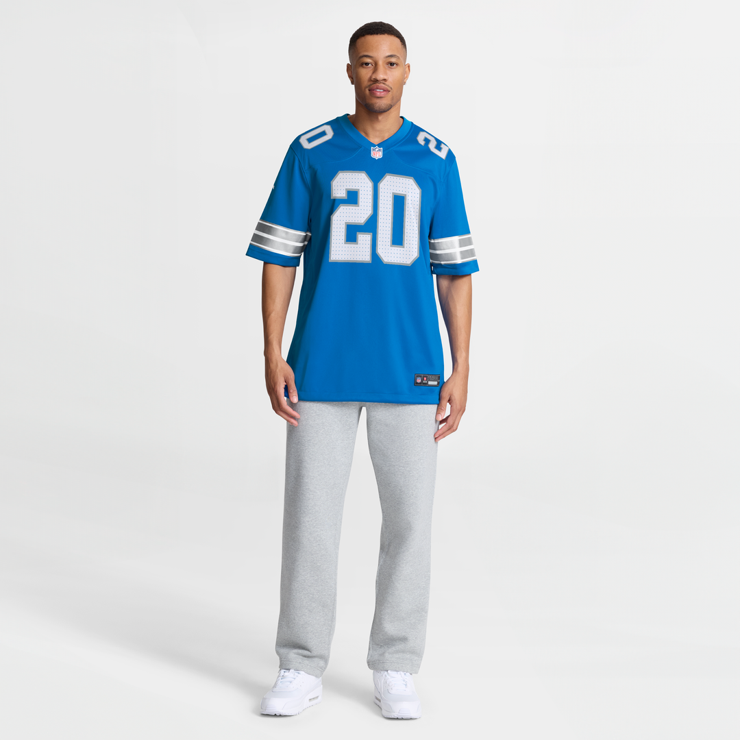 Barry Sanders Detroit Lions Game Jersey - Blue