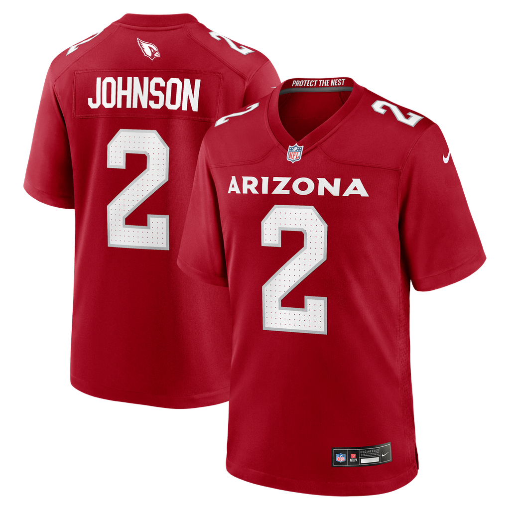 Will Johnson Arizona Cardinals Game Jersey - Cardinal