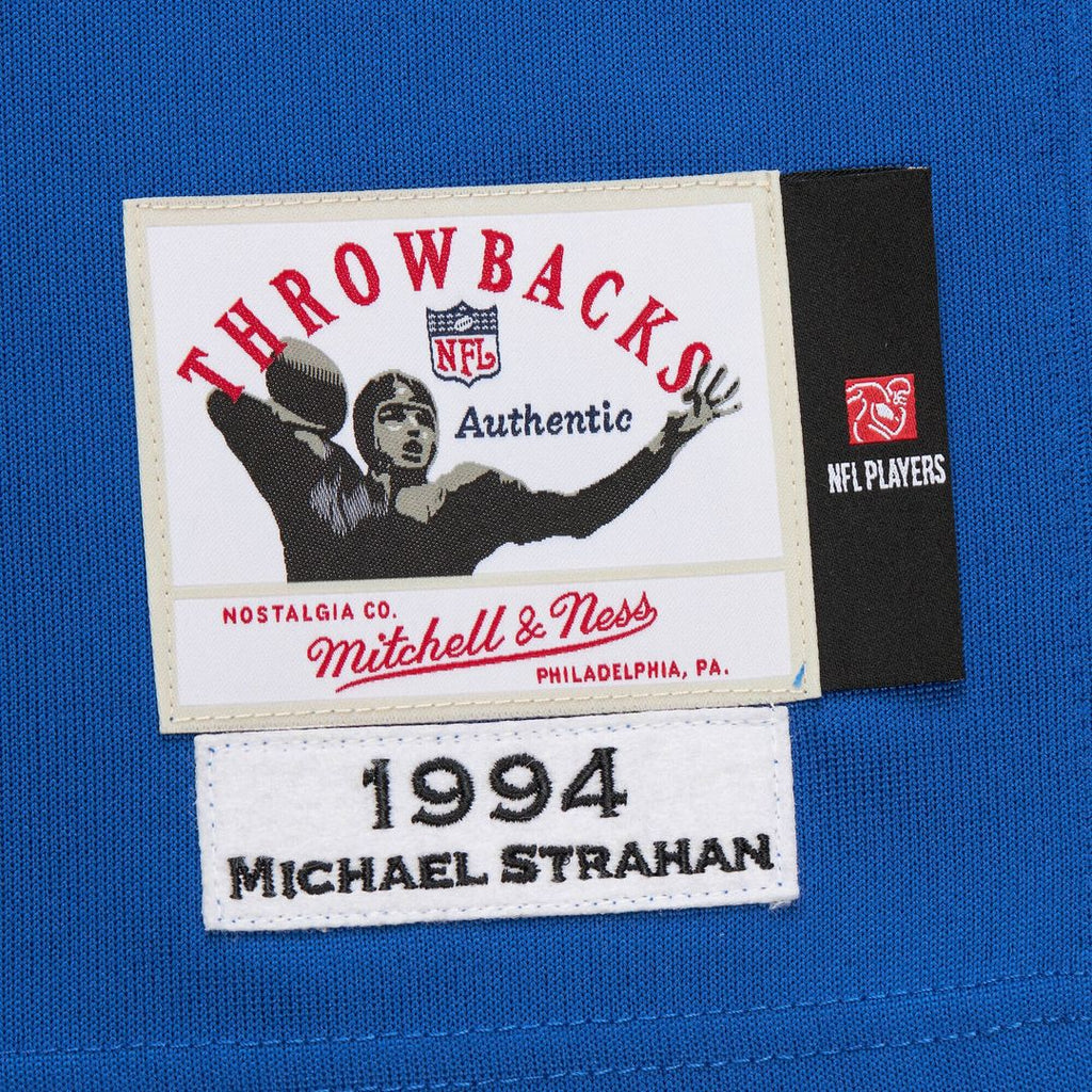 Michael Strahan New York Giants 1994 Authentic Throwback Jersey - Royal Blue