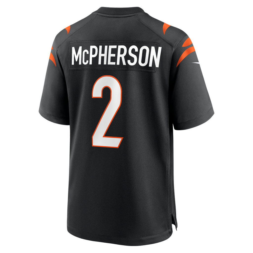 Evan McPherson Cincinnati Bengals Game Jersey - Black
