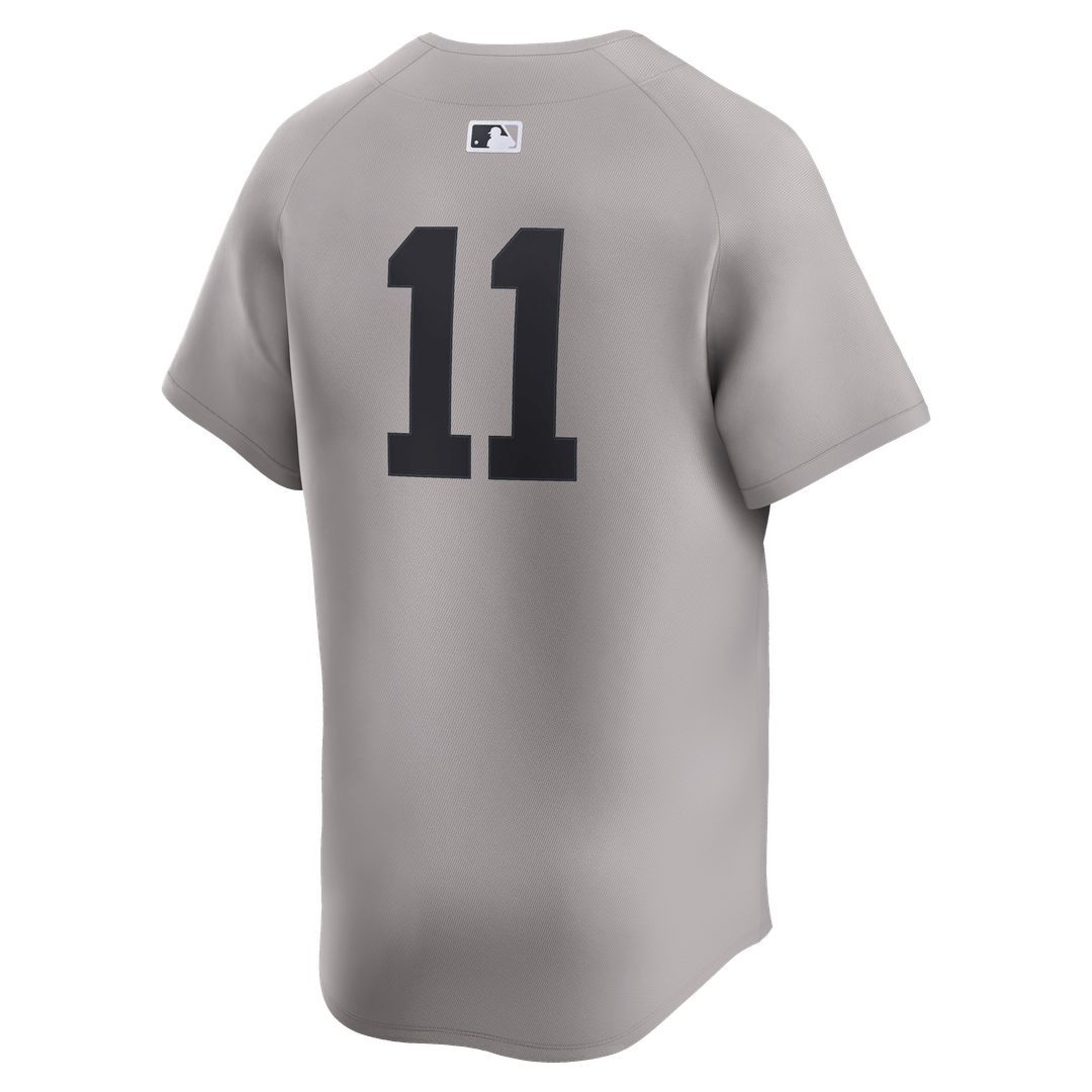 New York Yankees Anthony Volpe Nike Gray Road Limited Player Jersey
