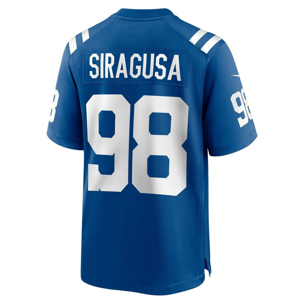 Tony Siragusa Indianapolis Colts Alternate Game Jersey - Blue