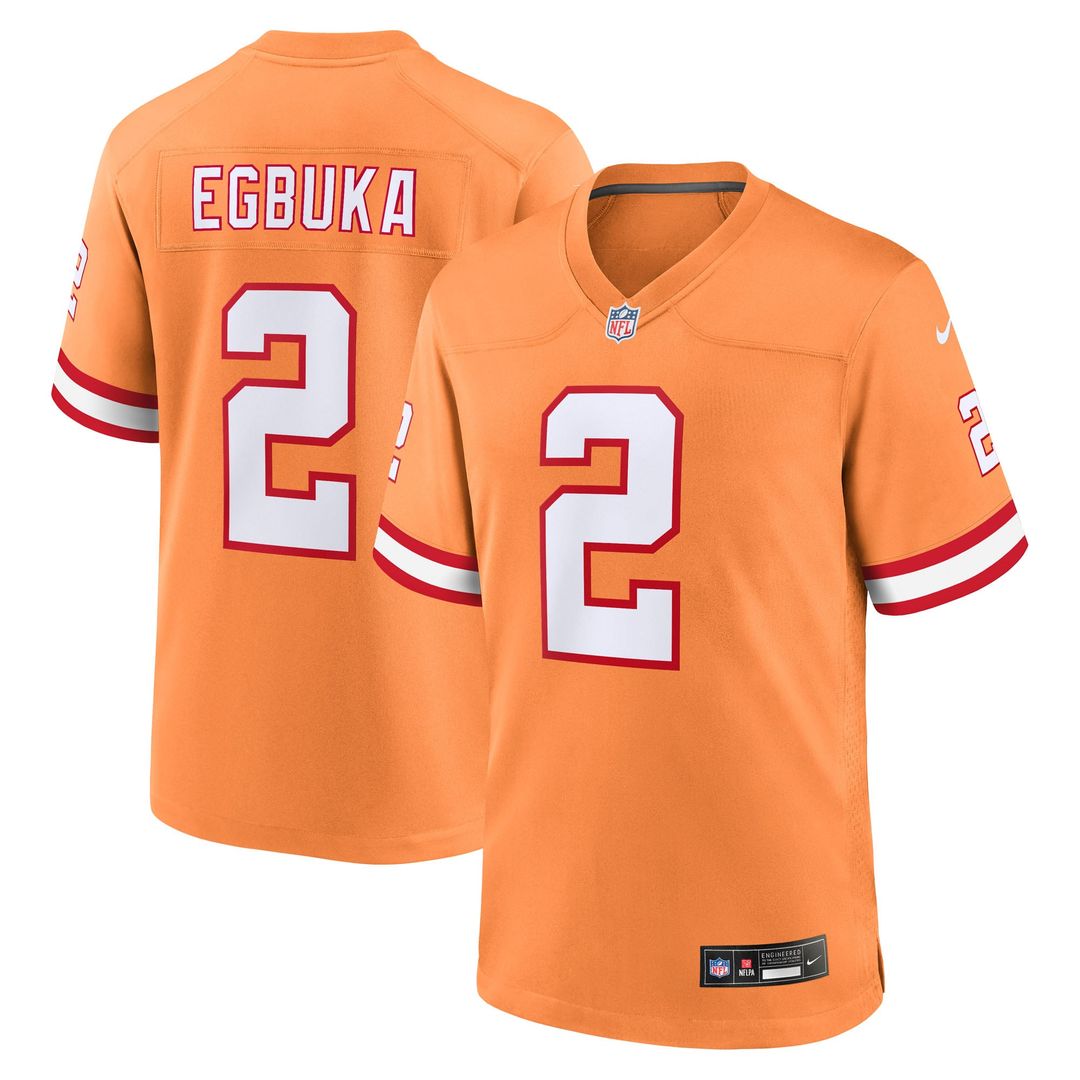 Emeka Egbuka Tampa Bay Buccaneers Game Jersey - Red