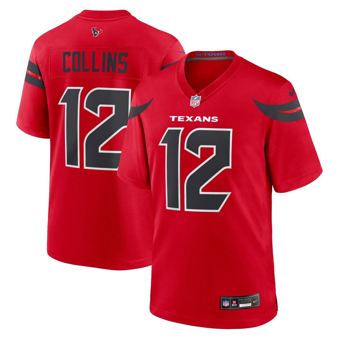 Nico Collins Houston Texans Game Jersey - White