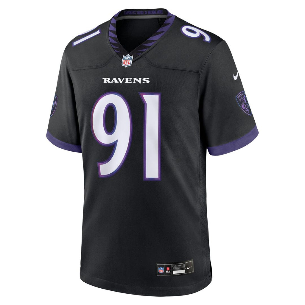 Trey Hendrickson Baltimore Ravens Alternate Game Jersey - Black