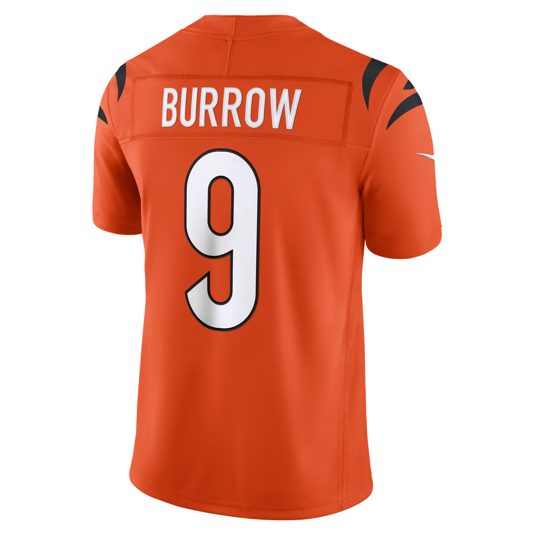 Joe Burrow Cincinnati Bengals Alternate Vapor F.U.S.E. Stitched Limited Jersey - Orange