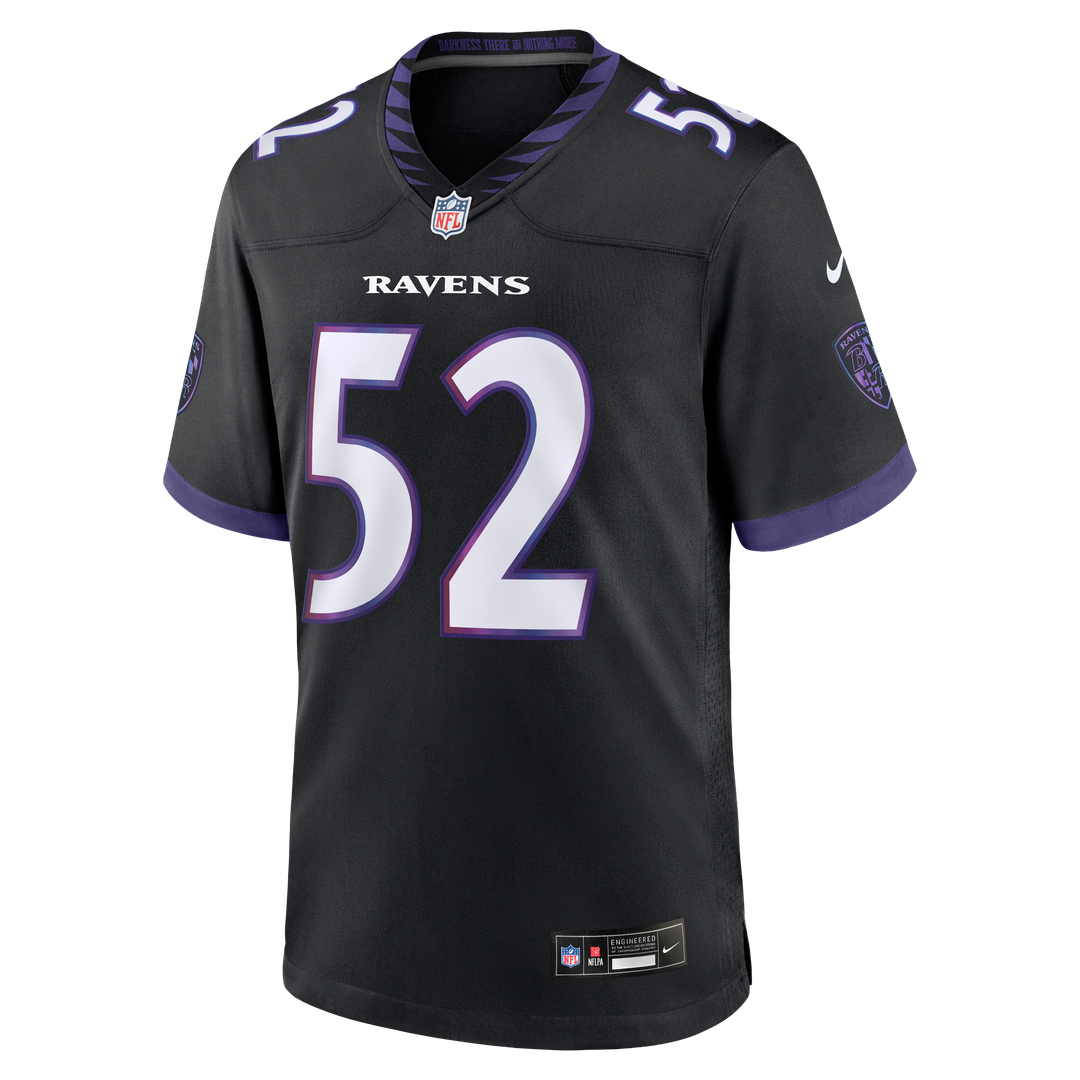 Ray Lewis Baltimore Ravens Alternate Game Jersey - Black