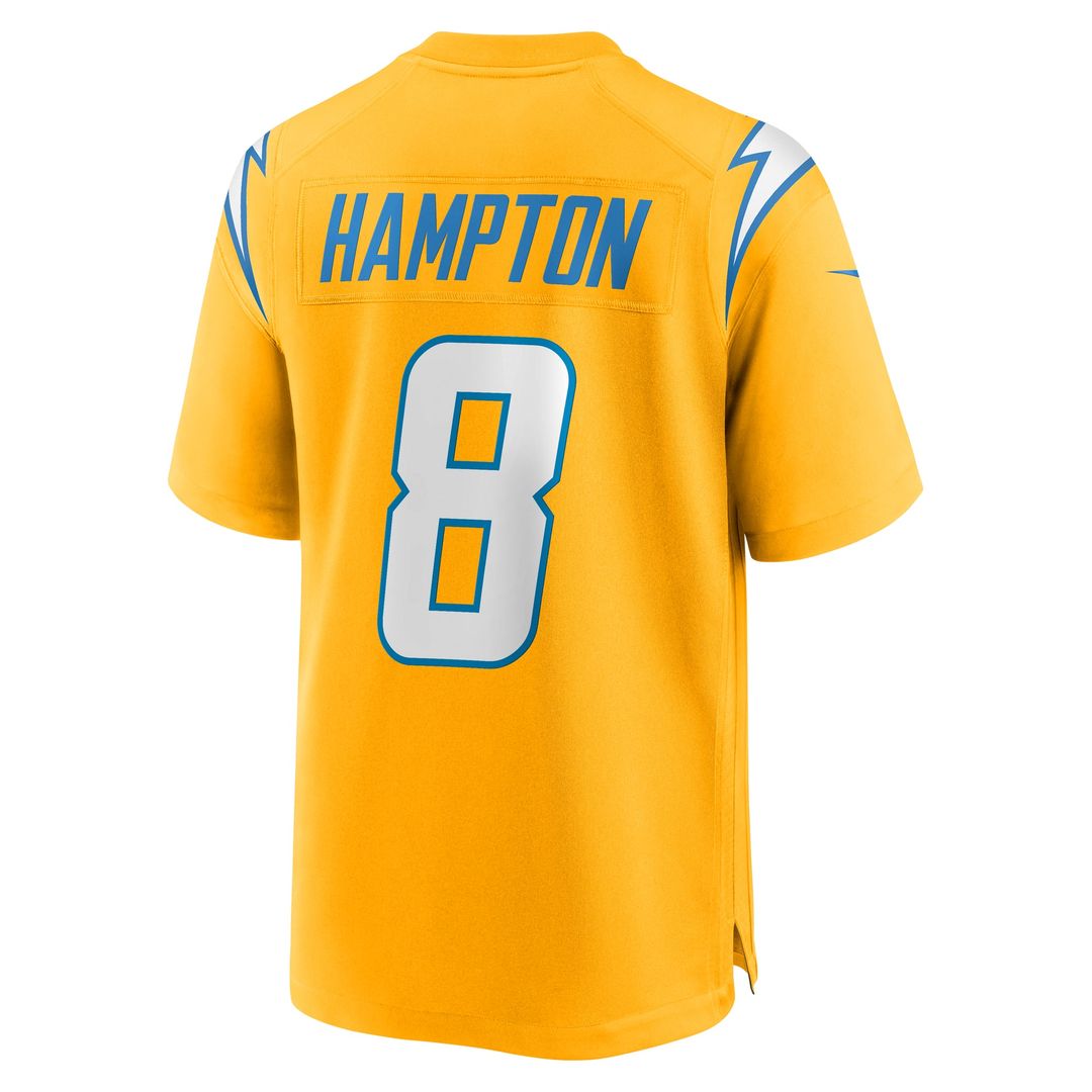 Omarion Hampton Los Angeles Chargers Alternate Super Chargers Game Jersey - Navy