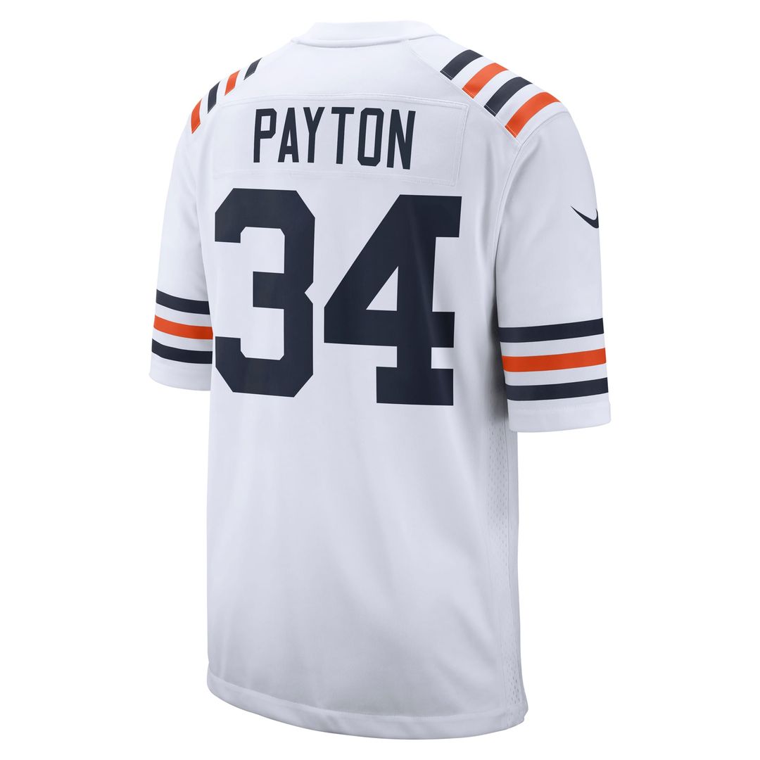 Walter Payton Chicago Bears Alternate Game Jersey - White