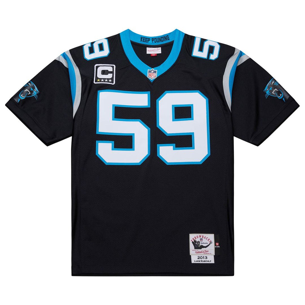Luke Kuechly Carolina Panthers 2013 Authentic Throwback Jersey - Black