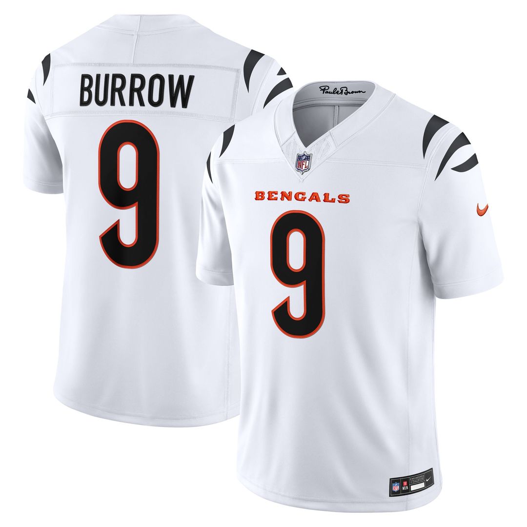Joe Burrow Cincinnati Bengals Vapor F.U.S.E. Stitched Limited Jersey - Black