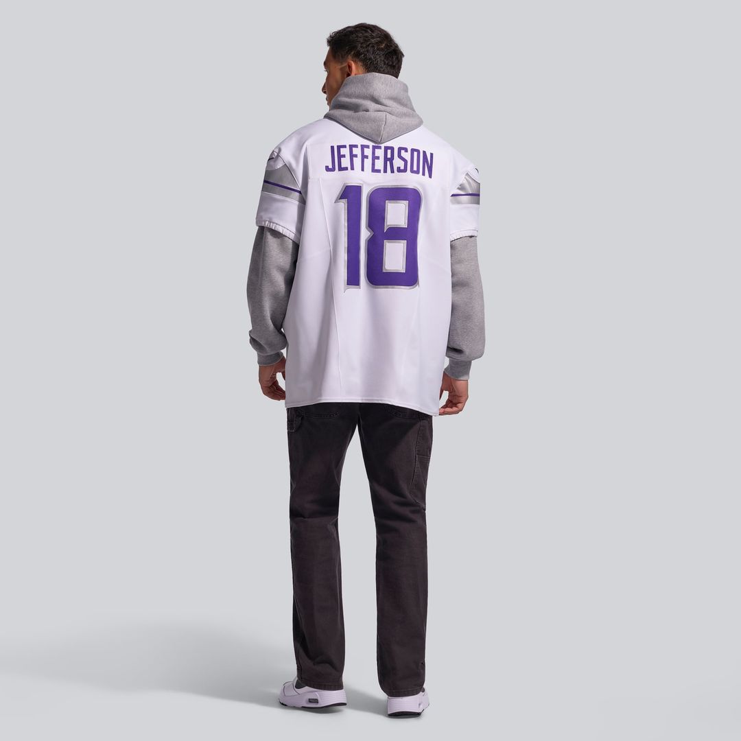 Justin Jefferson Minnesota Vikings Alternate Vapor F.U.S.E. Elite Jersey - White
