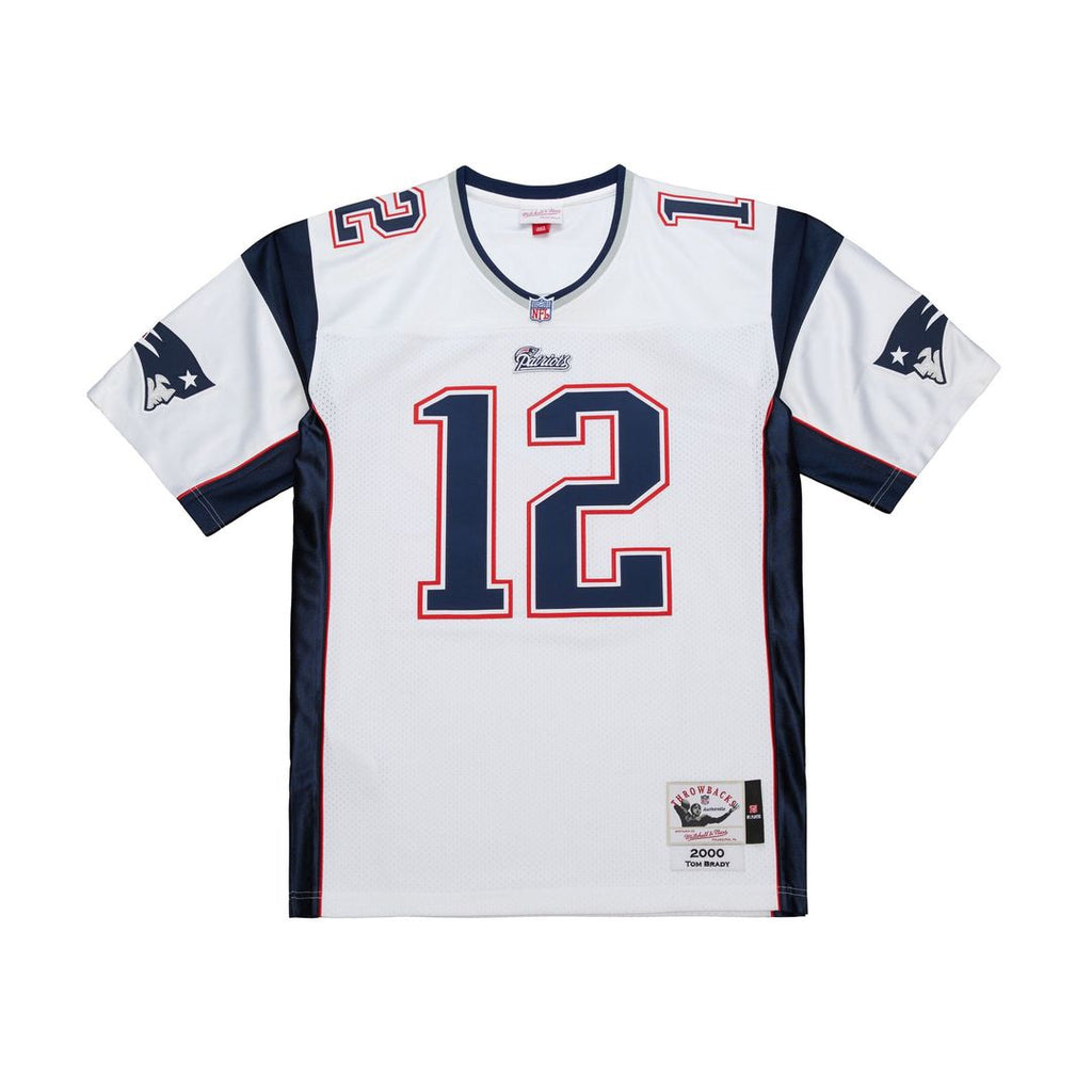 Tom Brady New England Patriots Super Bowl XXXVI Authentic Throwback Jersey - Navy