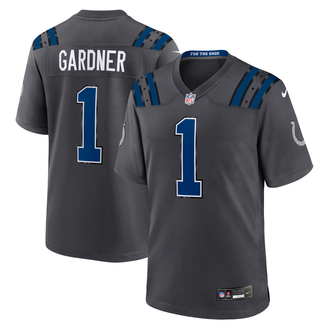 Ahmad Sauce Gardner Indianapolis Colts 2026 Rivalries Collection Game Jersey - Anthracite