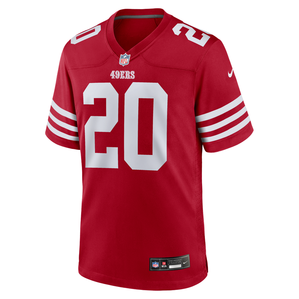 Upton Stout San Francisco 49ers Game Jersey - Scarlet