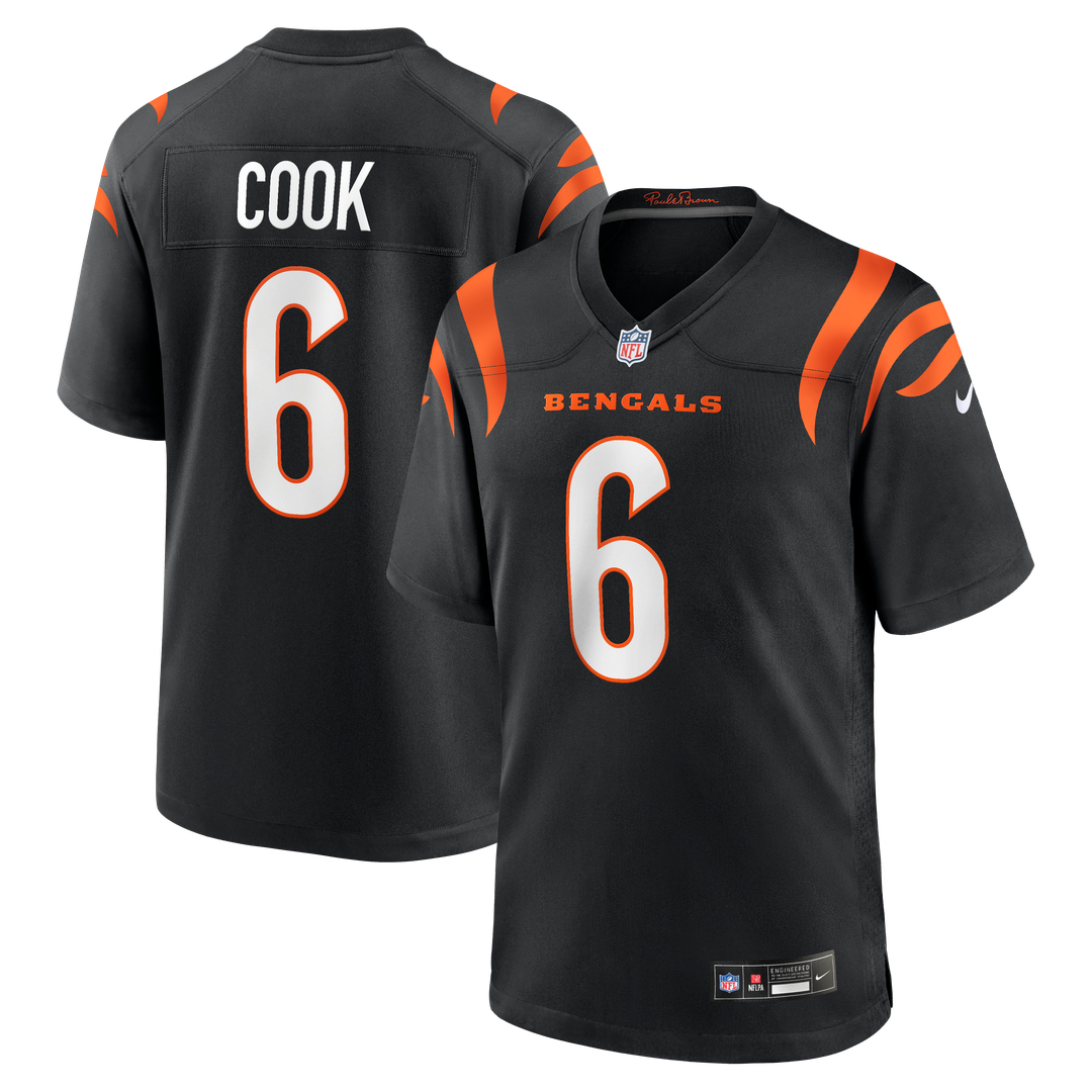 Bryan Cook Cincinnati Bengals Game Jersey - Black