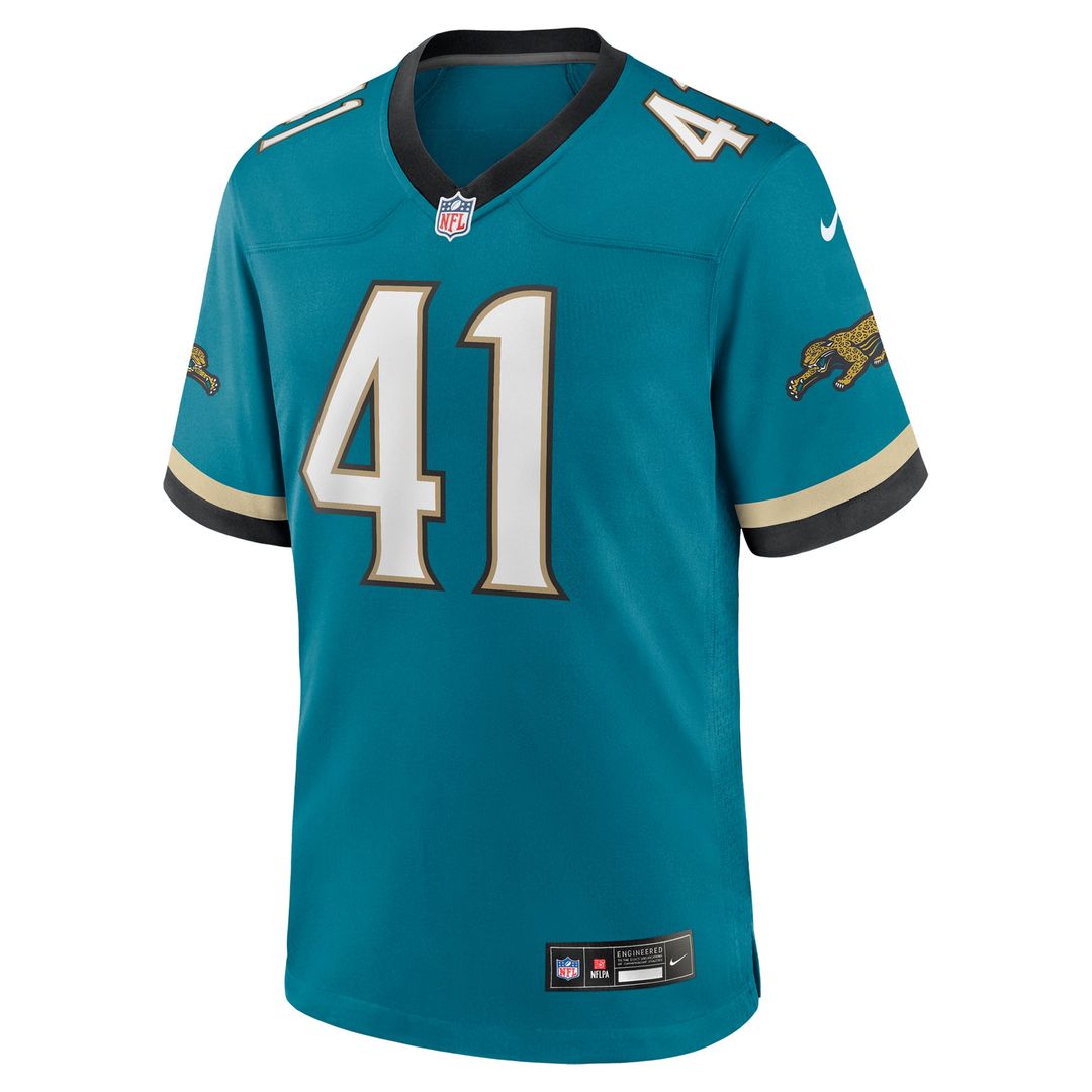 Josh Hines-Allen Jacksonville Jaguars Prowler Throwback Game Jersey - Teal