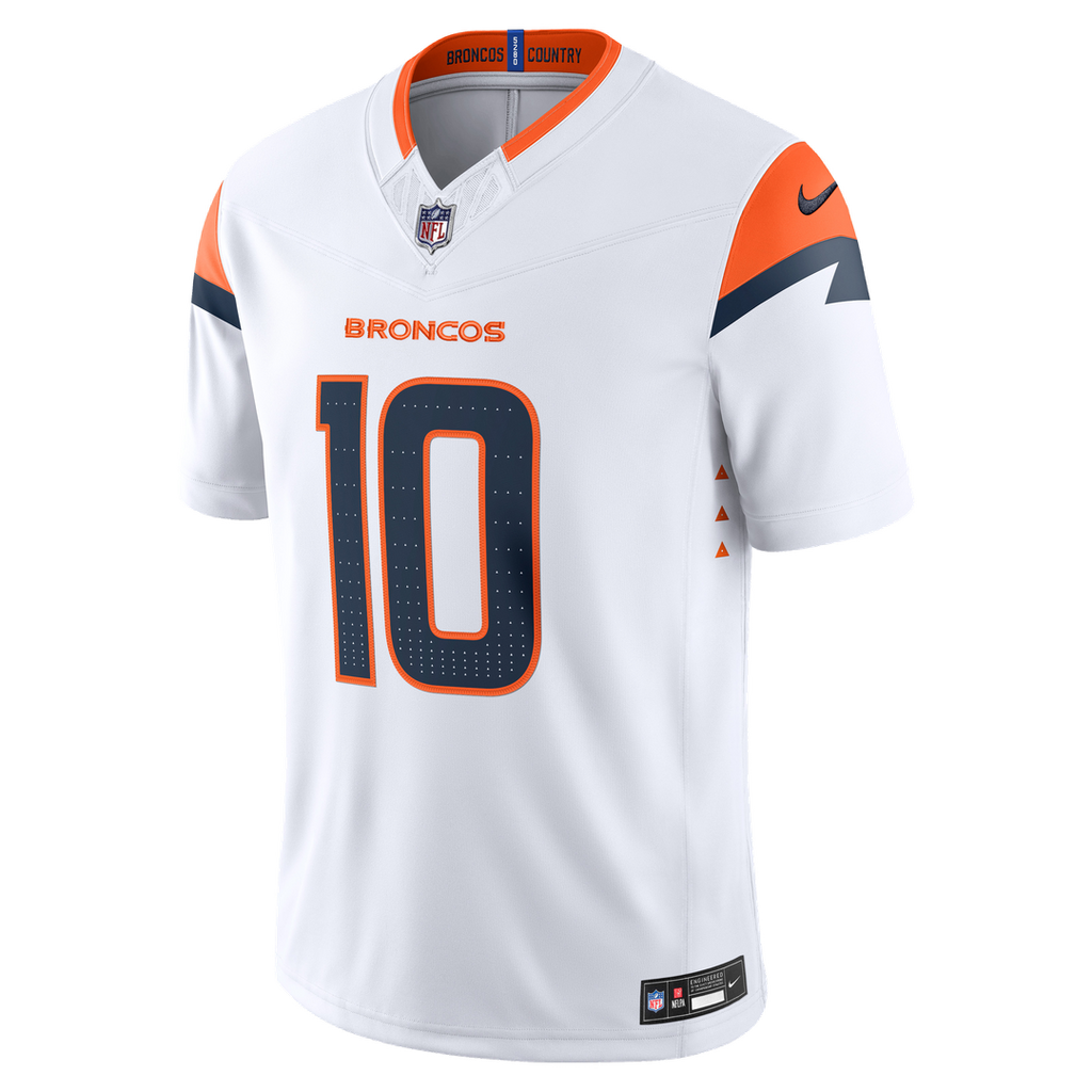 Bo Nix Denver Broncos Alternate Mile High Collection 1977 Throwback Vapor F.U.S.E. Stitched Limited Jersey - Orange