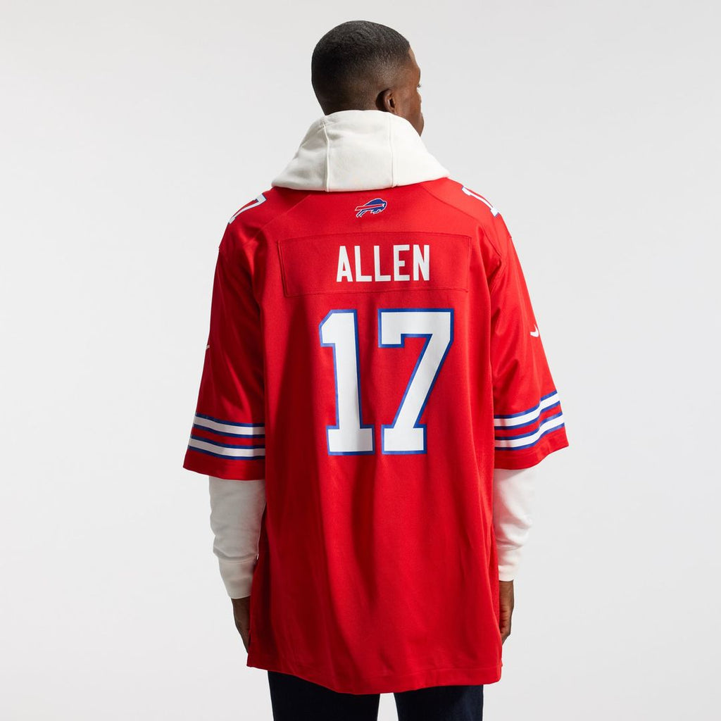 Josh Allen Buffalo Bills Alternate Game Jersey - Red