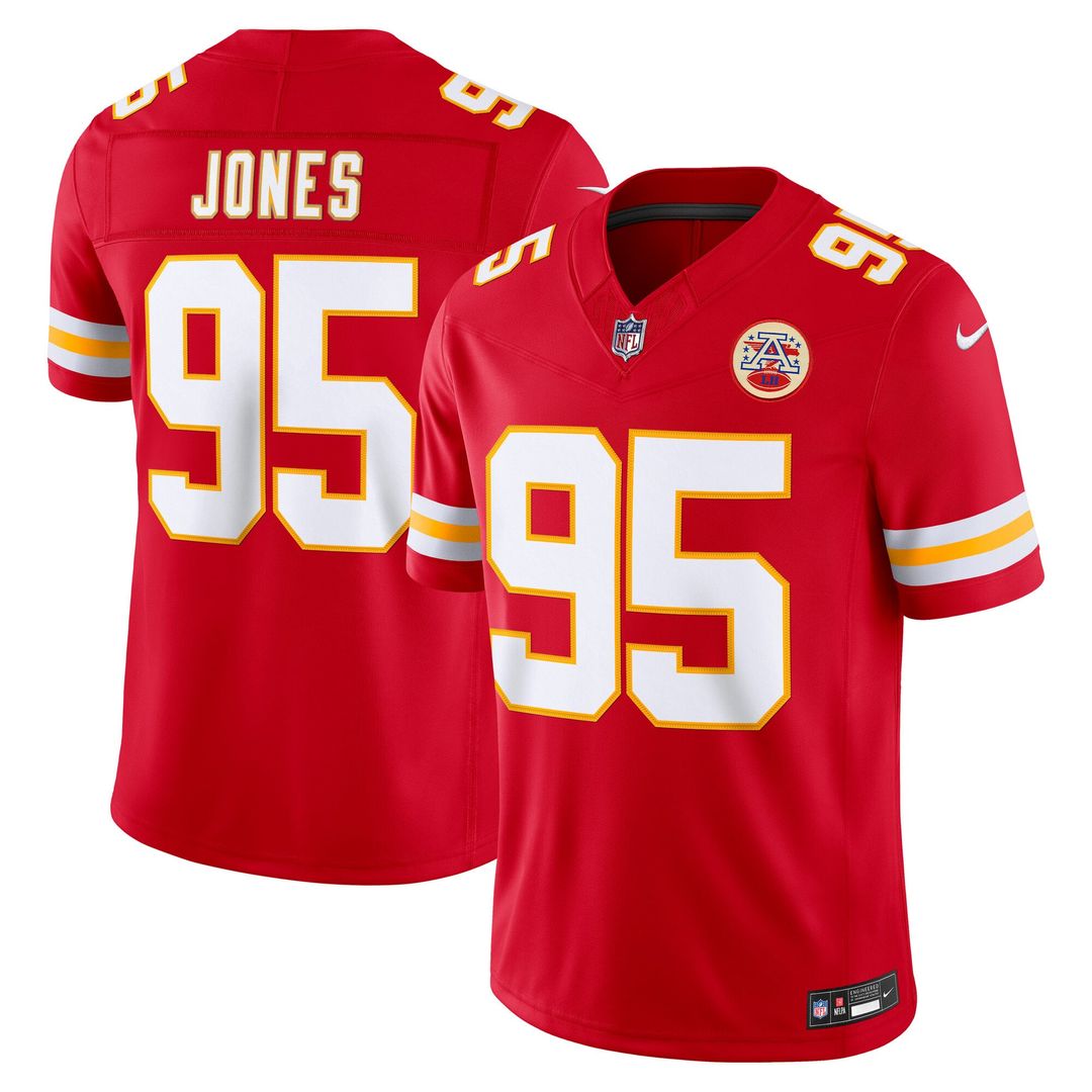 Chris Jones Kansas City Chiefs Vapor F.U.S.E. Stitched Limited Jersey - Red