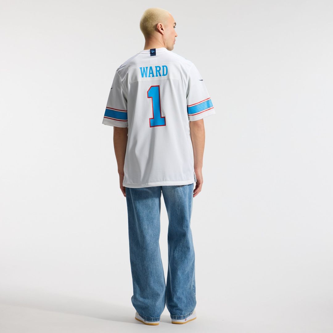 Cameron Ward Tennessee Titans Game Jersey - Light Blue