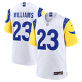 Kyren Williams Los Angeles Rams White Game Jersey - White