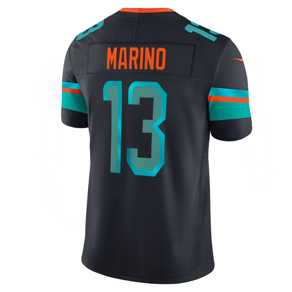 Dan Marino Miami Dolphins Rivalries Collection Stitched Limited Jersey - Navy