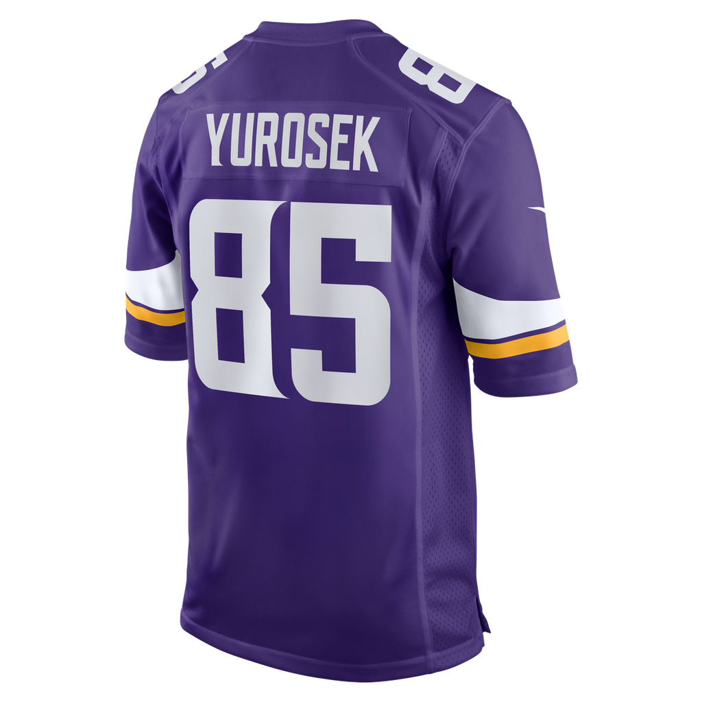 Ben Yurosek Minnesota Vikings Game Jersey - Purple