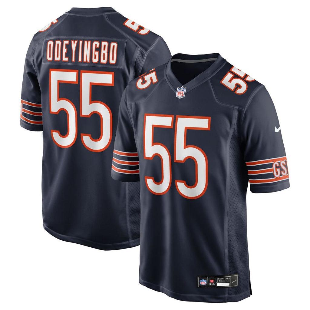 Dayo Odeyingbo Chicago Bears Game Jersey - Navy