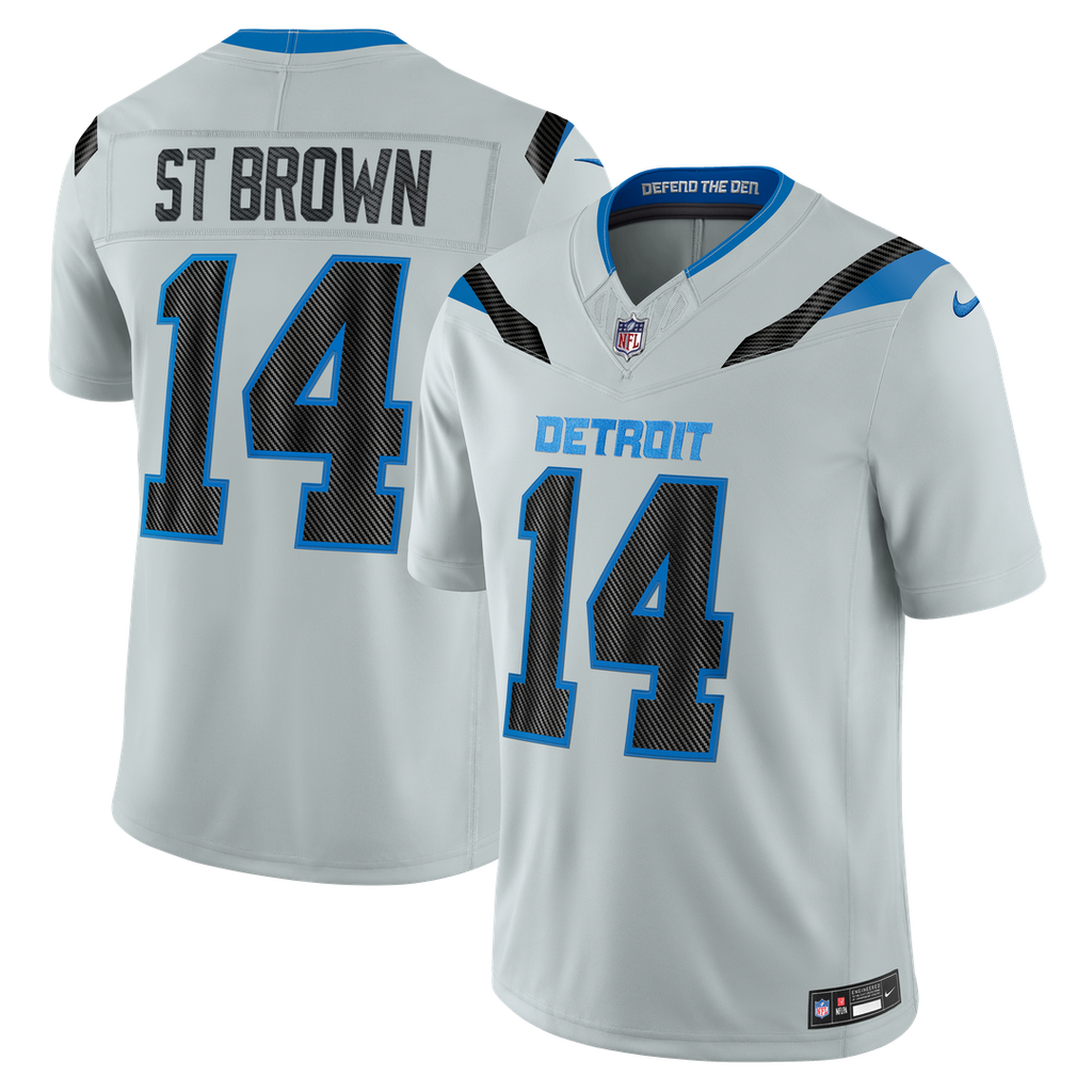 Amon-Ra St. Brown Detroit Lions 2026 Rivalries Collection Stitched Limited Jersey - Silver
