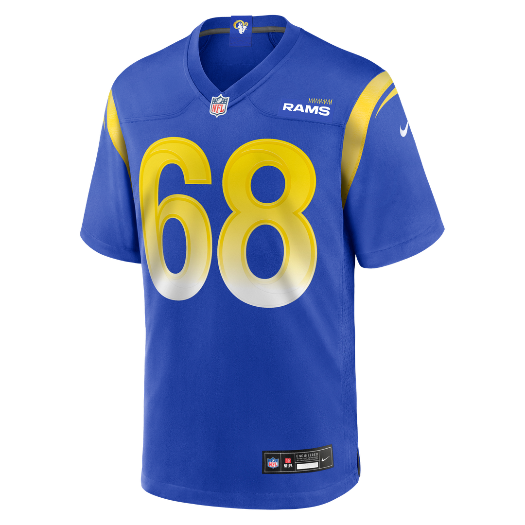 Mike McAllister Los Angeles Rams Home Game Jersey - Royal Blue