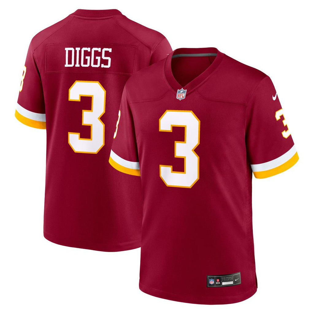 Stefon Diggs Washington Commanders Game Jersey - Burgundy