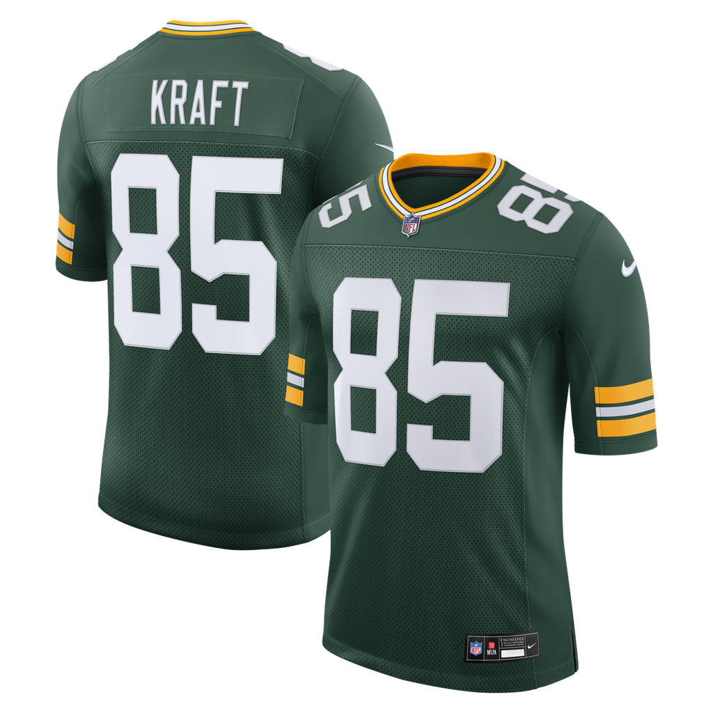 Tucker Kraft Green Bay Packers Vapor Untouchable Stitched Limited Jersey - Green