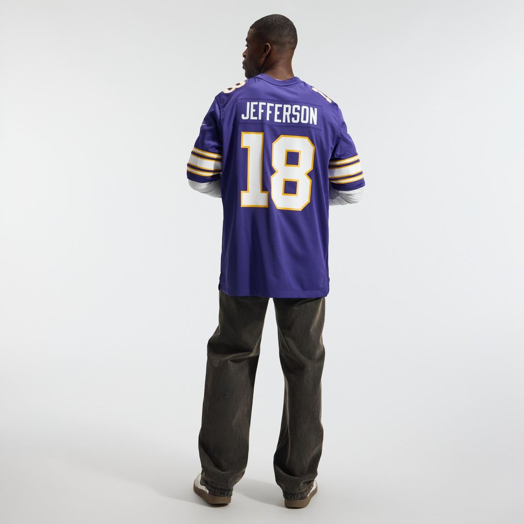 Justin Jefferson Minnesota Vikings Classic Game Jersey - Purple