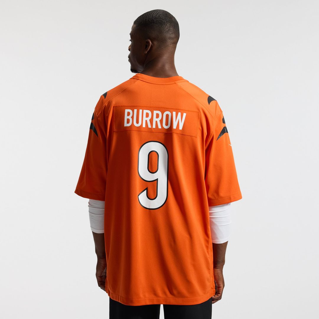 Joe Burrow Cincinnati Bengals Alternate Game Jersey - Orange