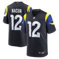 Puka Nacua Los Angeles Rams Rivalries Collection Game Jersey - Dark Blue