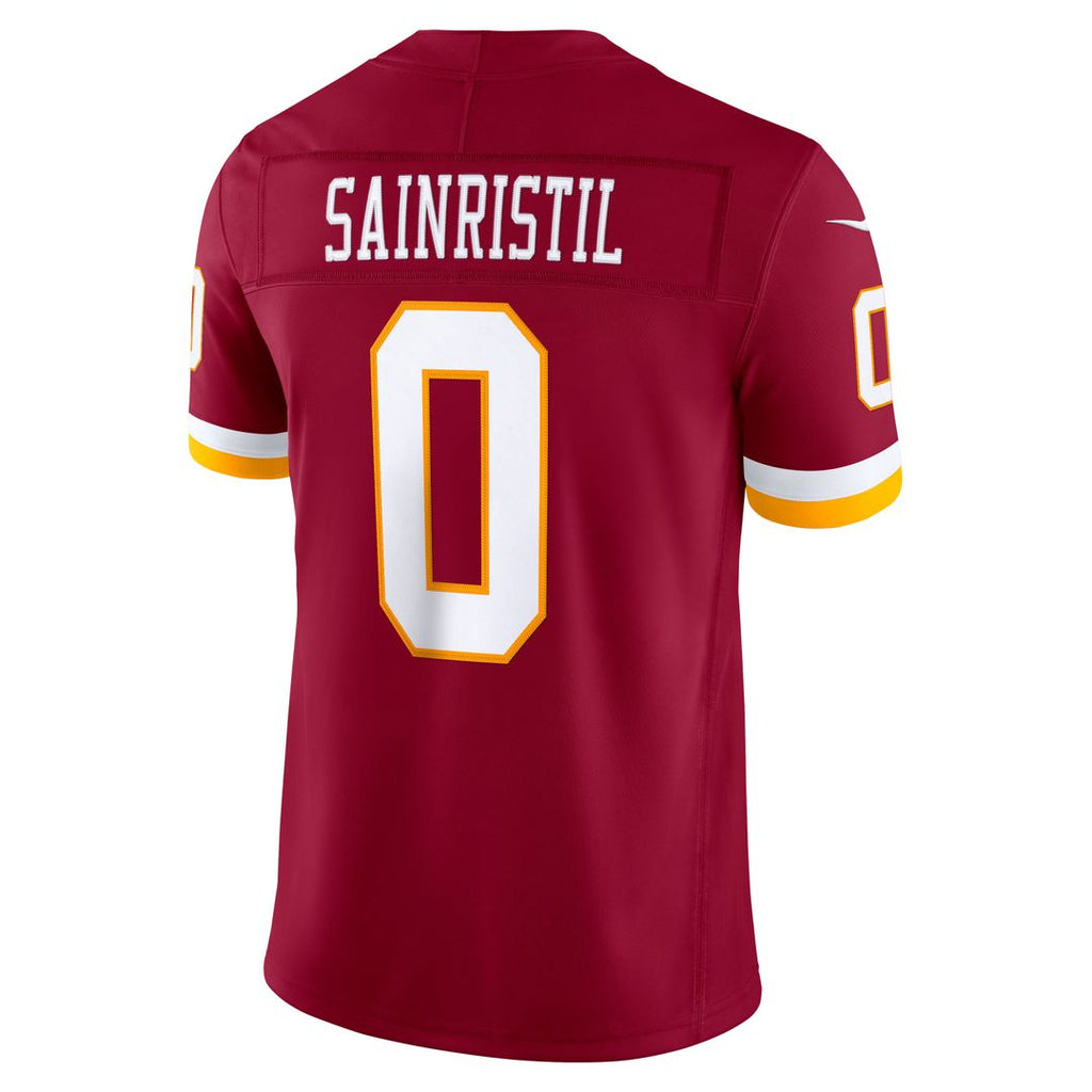 Mike Sainristil Washington Commanders Vapor F.U.S.E. Stitched Limited Jersey - Burgundy