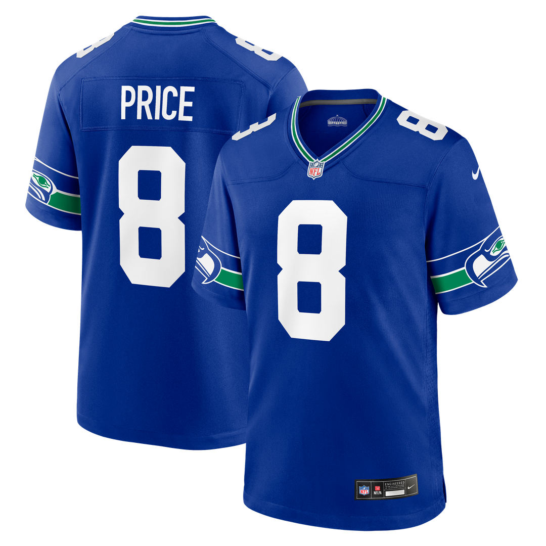 Jadarian Price Seattle Seahawks Game Jersey - College Navy