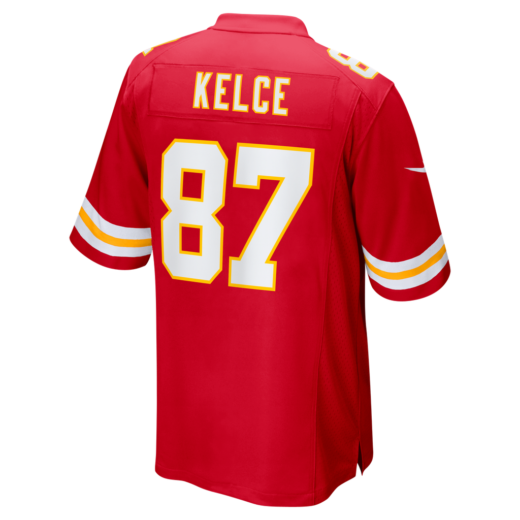 Travis Kelce Kansas City Chiefs Game Jersey - White