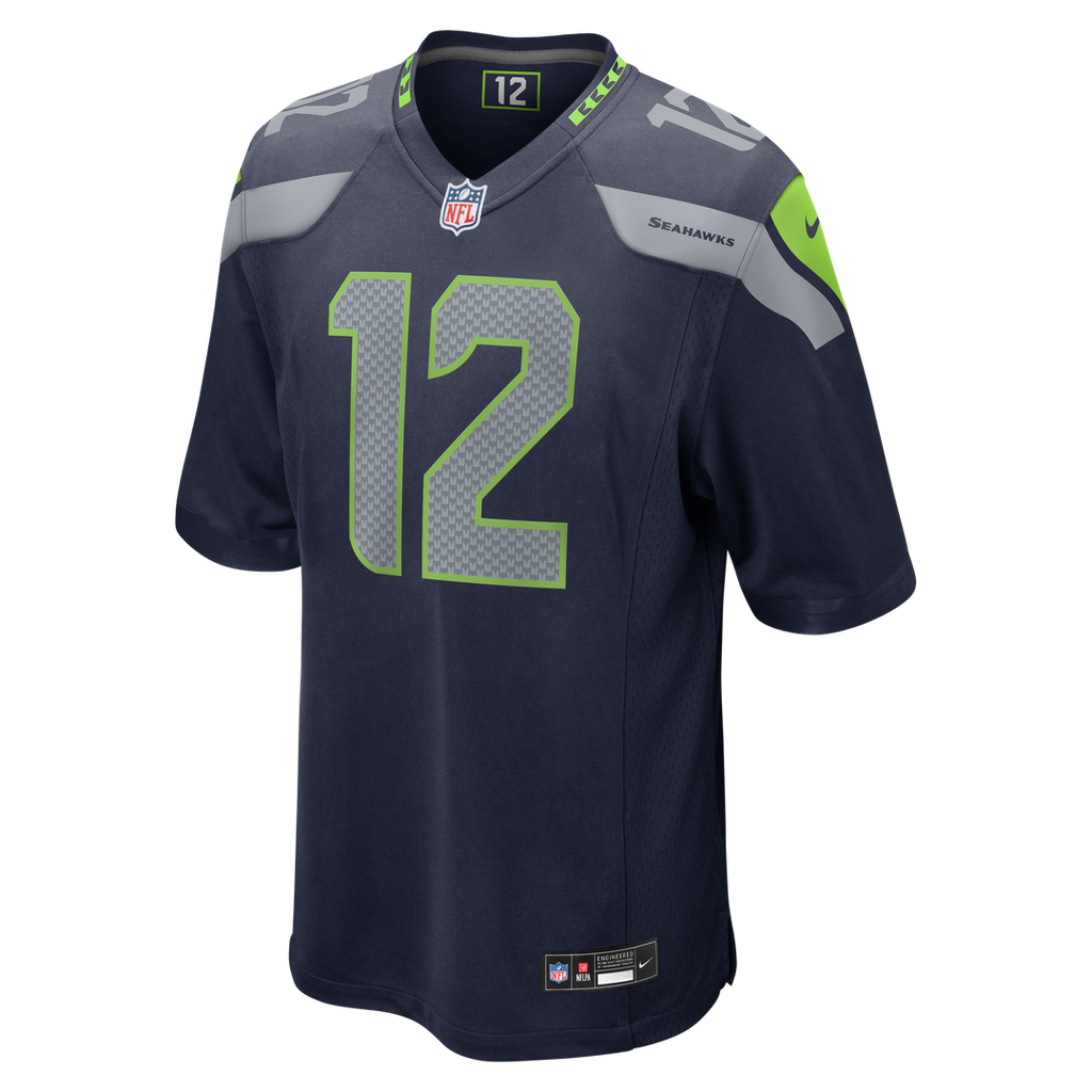 12s Seattle Seahawks Game Jersey - White