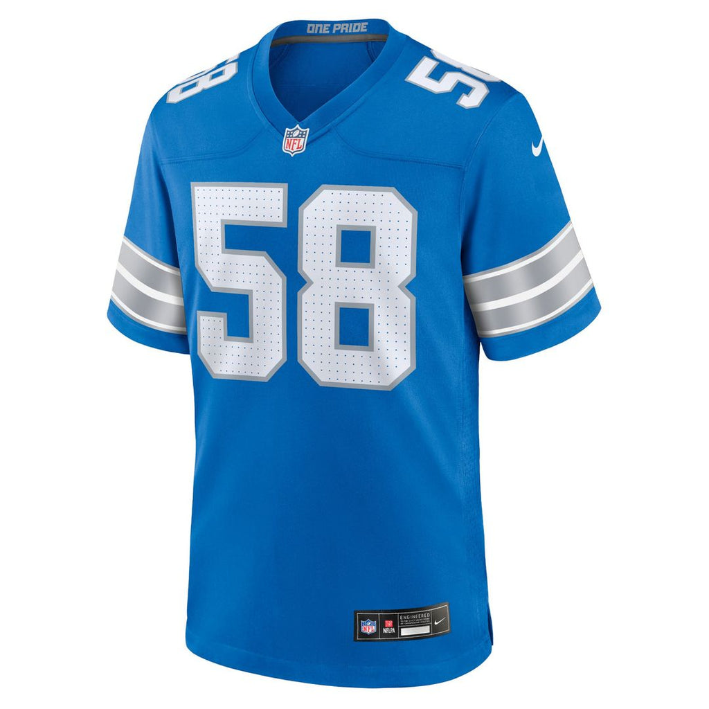 Penei Sewell Detroit Lions Game Jersey - White