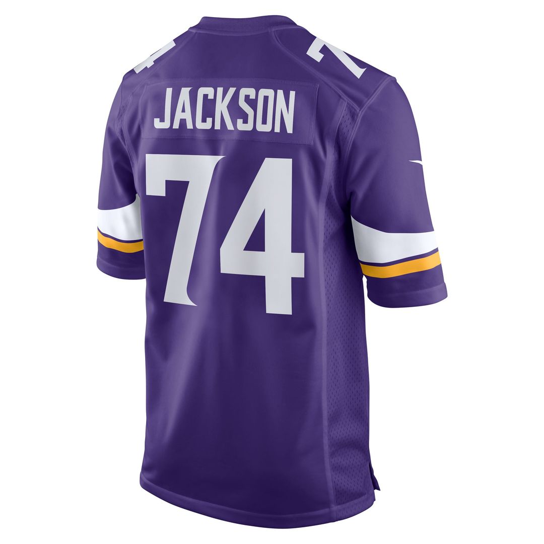 Donovan Jackson Minnesota Vikings Game Jersey - Purple