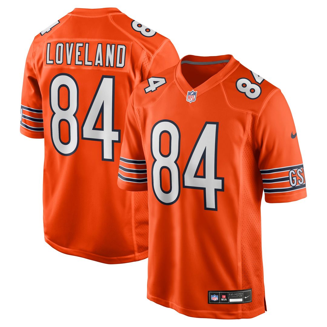 Colston Loveland Chicago Bears Game Jersey - Navy
