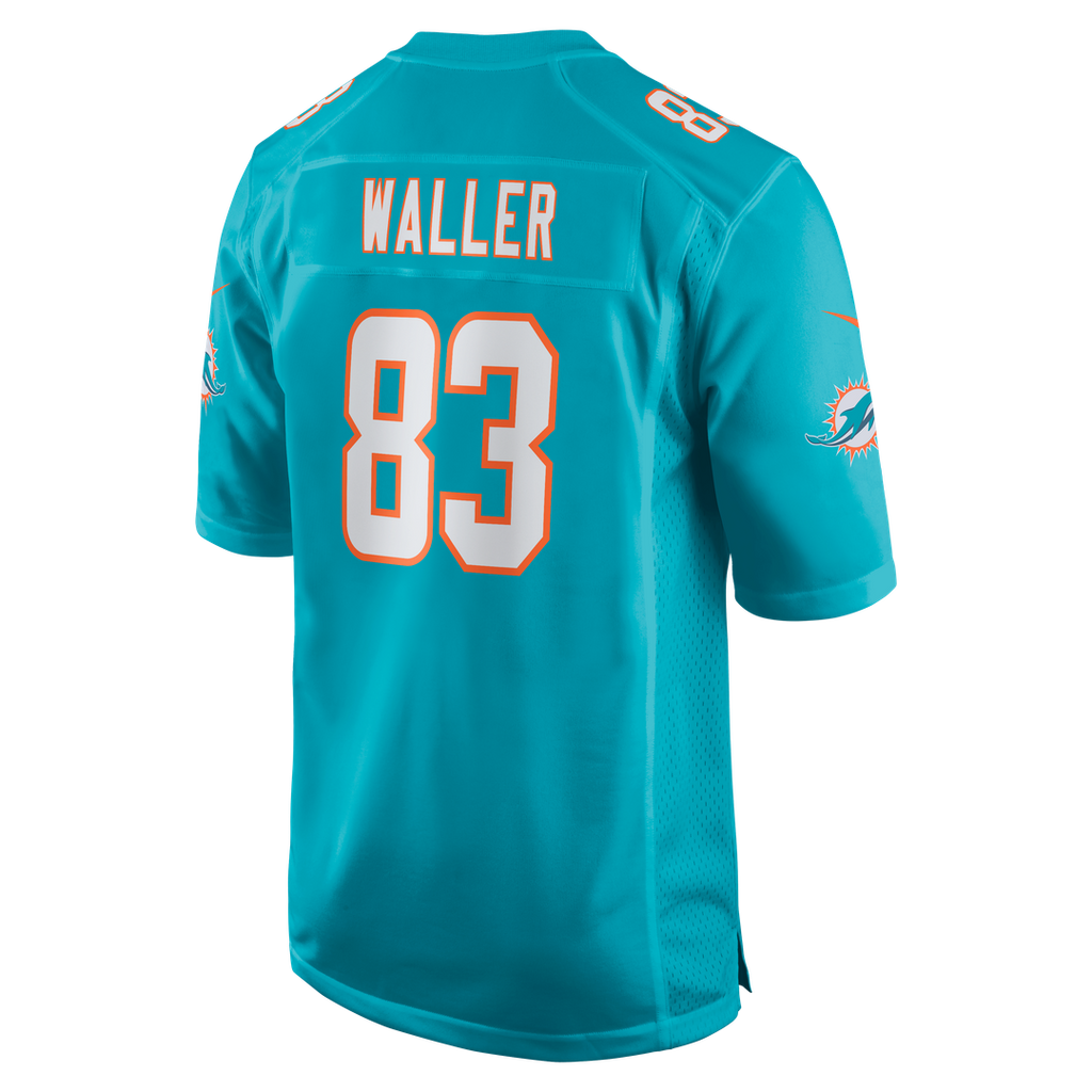 Darren Waller Miami Dolphins Game Jersey - Aqua