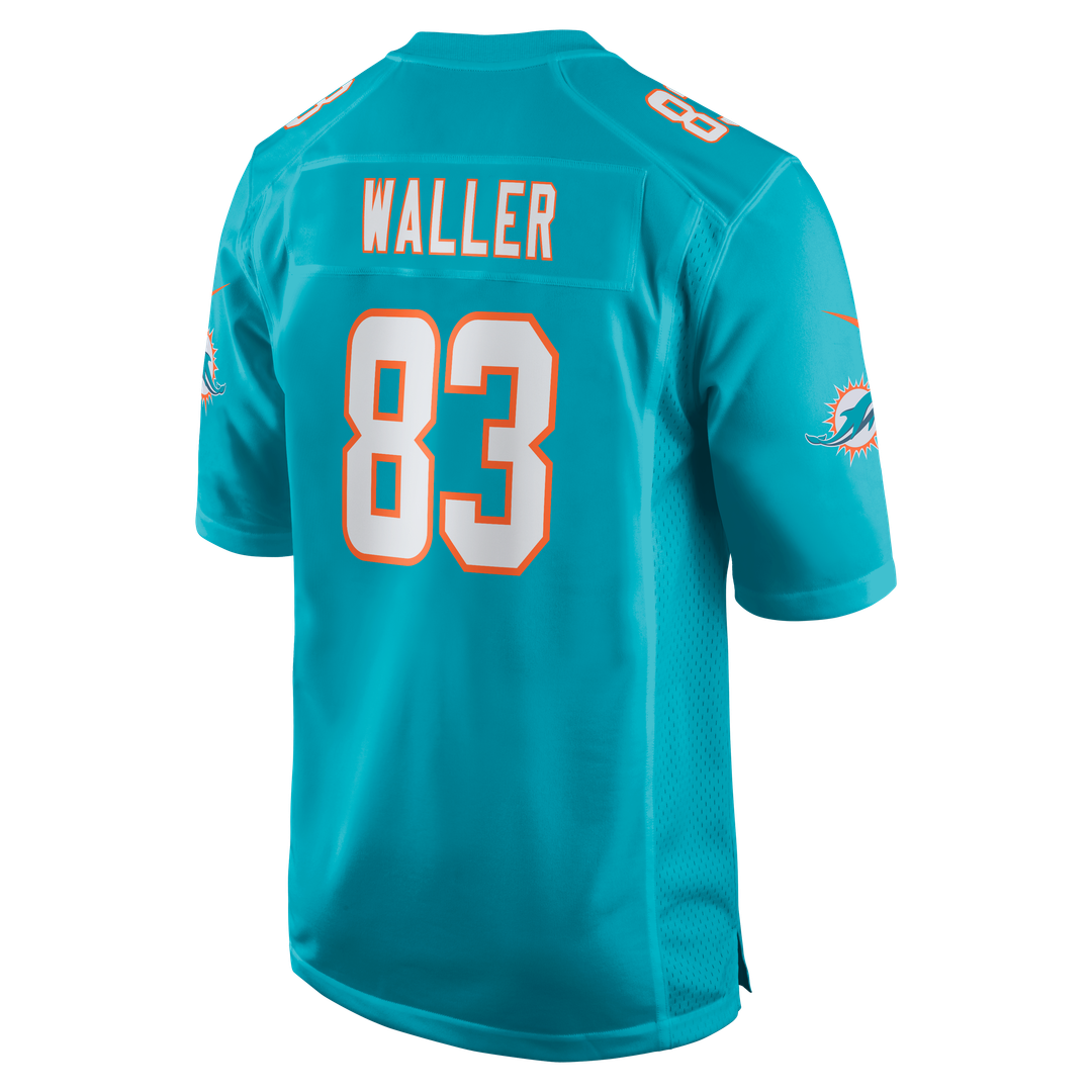 Darren Waller Miami Dolphins Game Jersey - Aqua