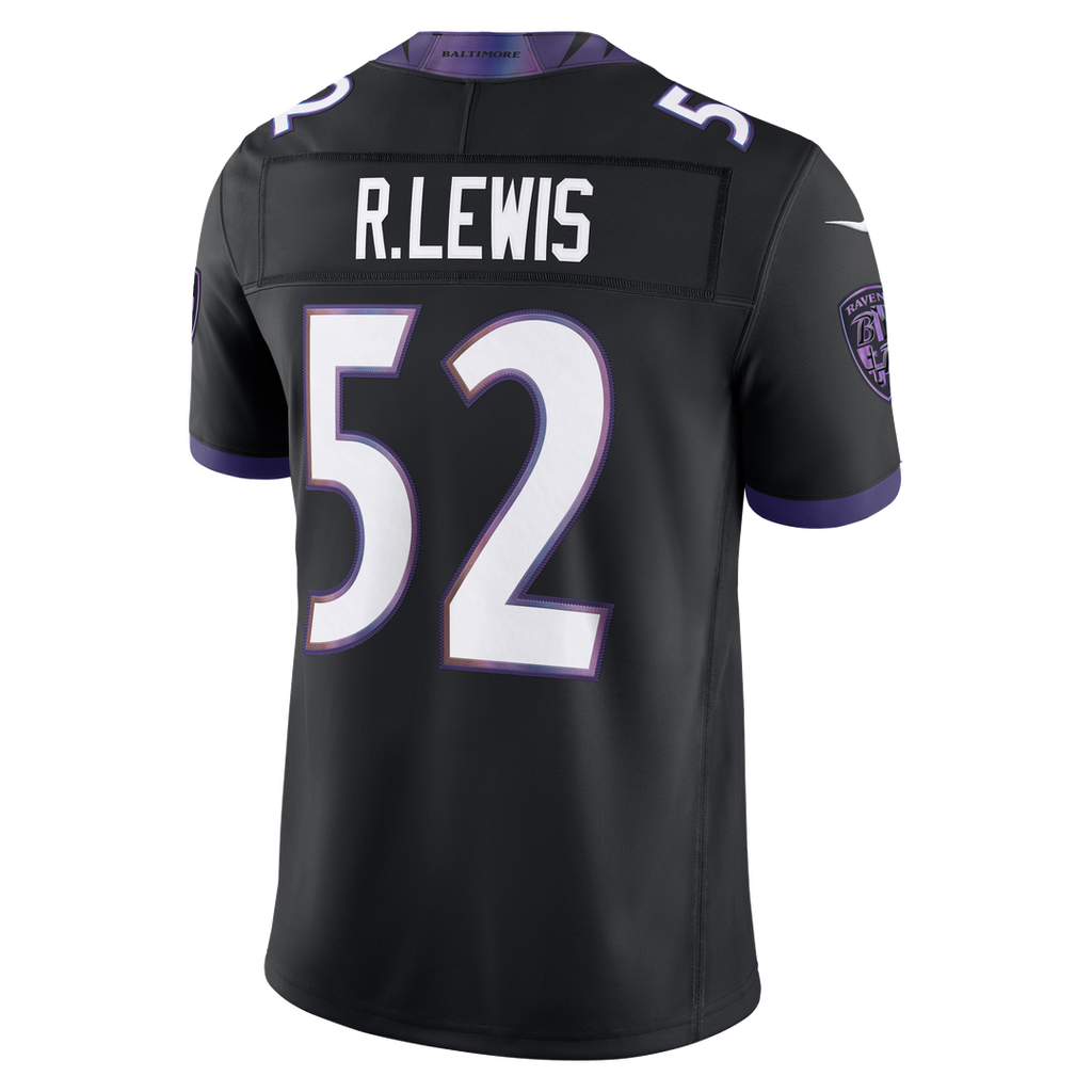Ray Lewis Baltimore Ravens Vapor F.U.S.E. Stitched Retired Limited Jersey - Purple