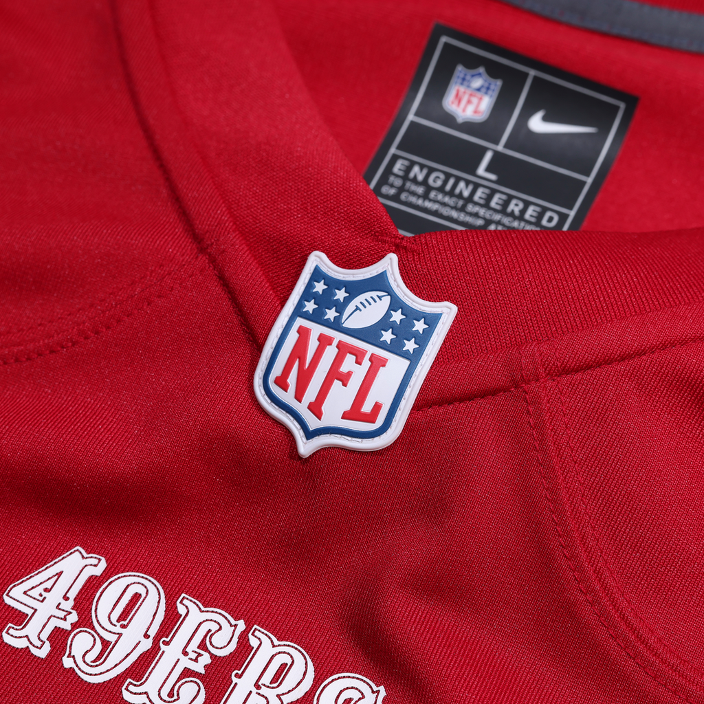 Austen Pleasants San Francisco 49ers Game Jersey - Scarlet